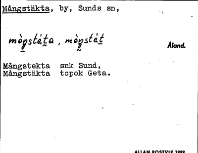 Bild på arkivkortet för arkivposten Mångstäkta
