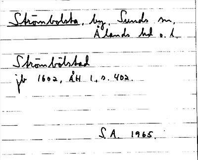 Bild på arkivkortet för arkivposten Strömbolsta