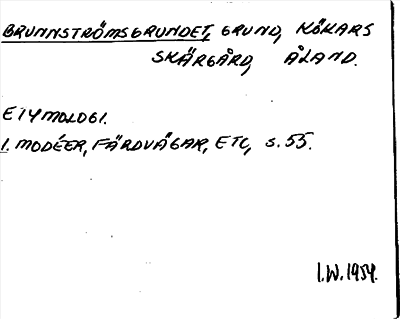 Bild på arkivkortet för arkivposten Brunnströmsgrundet