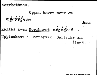 Bild på arkivkortet för arkivposten Norrbottnen