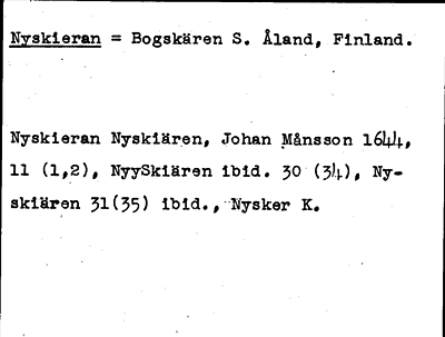 Bild på arkivkortet för arkivposten Nyskieran