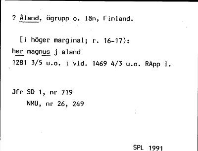 Bild på arkivkortet för arkivposten ?Åland