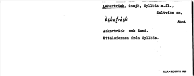 Bild på arkivkortet för arkivposten Askarträsk