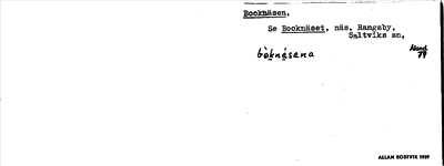 Bild på arkivkortet för arkivposten Bocknäsen