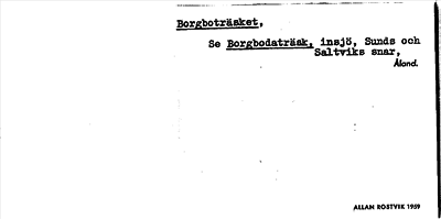 Bild på arkivkortet för arkivposten Borgboträsket, se Borgbodaträsk