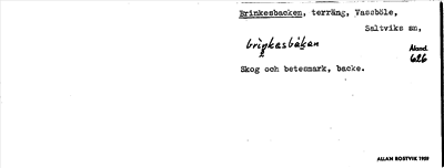 Bild på arkivkortet för arkivposten Brinkesbacken