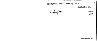 Bild på arkivkortet för arkivposten Bromyran