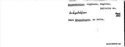 Bild på arkivkortet för arkivposten Brunnsbacken