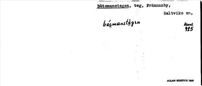 Bild på arkivkortet för arkivposten Båtsmanstegen