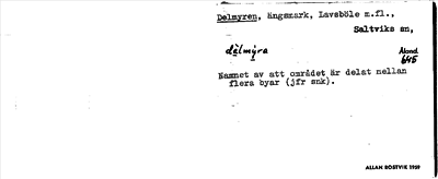 Bild på arkivkortet för arkivposten Delmyren