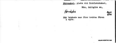 Bild på arkivkortet för arkivposten Fårvasket