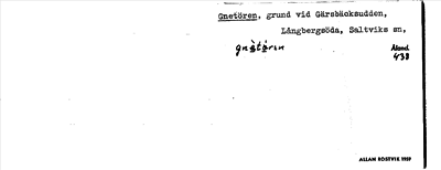 Bild på arkivkortet för arkivposten Gnetören