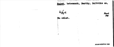 Bild på arkivkortet för arkivposten Hajet