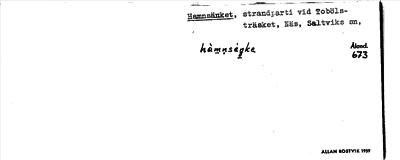 Bild på arkivkortet för arkivposten Hamnsänket