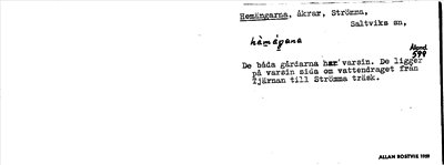 Bild på arkivkortet för arkivposten Hemängarna