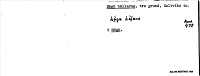 Bild på arkivkortet för arkivposten Högö hällarna