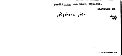 Bild på arkivkortet för arkivposten Jordkärren