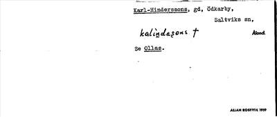 Bild på arkivkortet för arkivposten Karl-Hinderssons