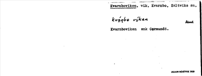Bild på arkivkortet för arkivposten Kvarnboviken