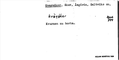 Bild på arkivkortet för arkivposten Kvarnåker