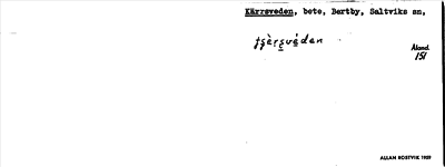 Bild på arkivkortet för arkivposten Kärrsveden