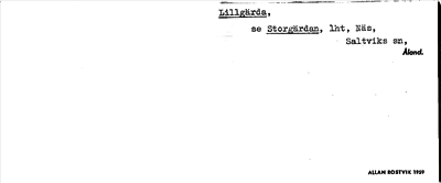 Bild på arkivkortet för arkivposten Lillgärda, se Storgärdan