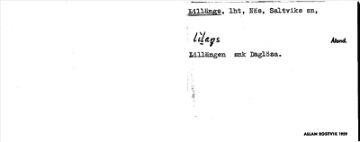 Bild på arkivkortet för arkivposten Lillängs
