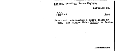 Bild på arkivkortet för arkivposten Lötena