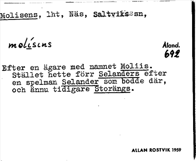 Bild på arkivkortet för arkivposten Molisens