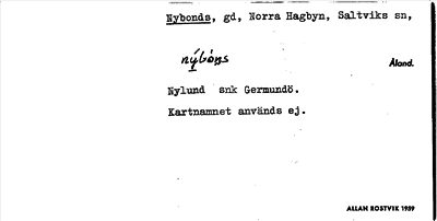 Bild på arkivkortet för arkivposten Nybonds