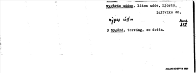 Bild på arkivkortet för arkivposten Nygårds udden