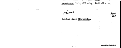 Bild på arkivkortet för arkivposten Perssons