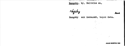 Bild på arkivkortet för arkivposten Rangsby