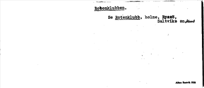 Bild på arkivkortet för arkivposten Rotonklubben, se Rotenklubb