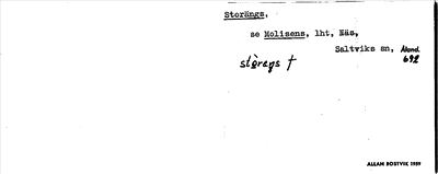 Bild på arkivkortet för arkivposten Storängs