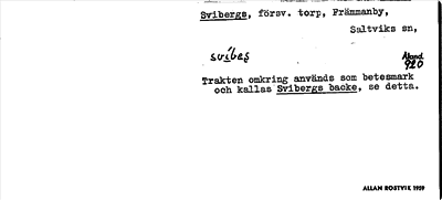 Bild på arkivkortet för arkivposten Svibergs