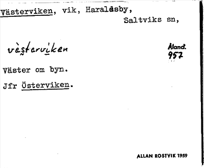 Bild på arkivkortet för arkivposten Västerviken