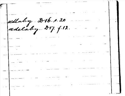 Bild på arkivkortet för arkivposten adlaby