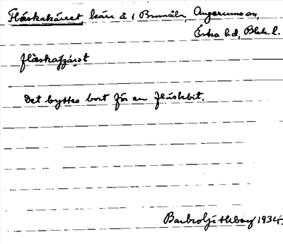 Bild på arkivkortet för arkivposten Fläskakärret