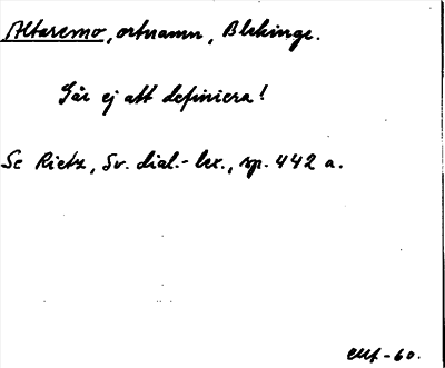 Bild på arkivkortet för arkivposten Altaremo