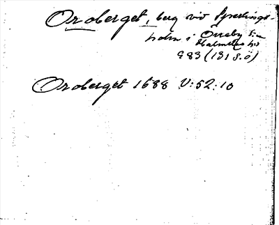 Bild på arkivkortet för arkivposten Oroberget