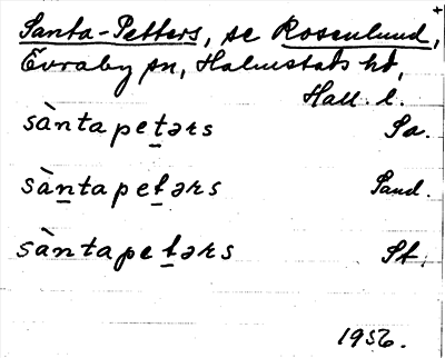 Bild på arkivkortet för arkivposten Santa-Petters, se Rosenlund