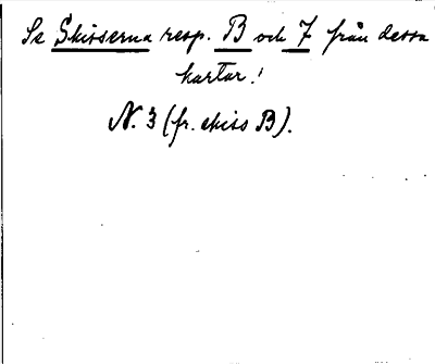 Bild på baksidan av arkivkortet för arkivposten *Sperlingsholms kohagsgrund