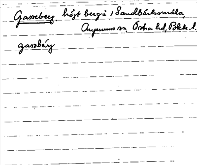 Bild på arkivkortet för arkivposten Gasseberg