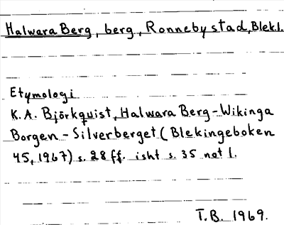 Bild på arkivkortet för arkivposten Halwara Berg