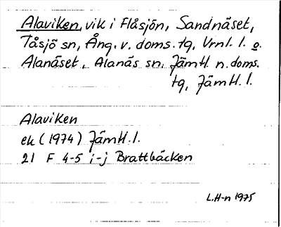 Bild på arkivkortet för arkivposten Alaviken