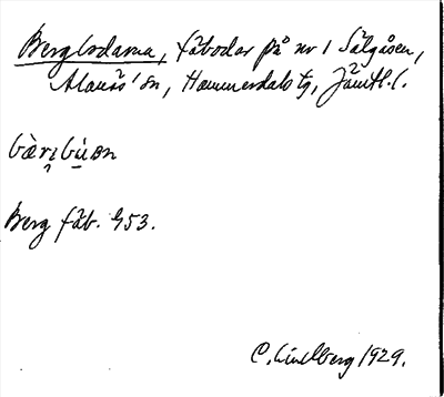 Bild på arkivkortet för arkivposten Bergbodarna