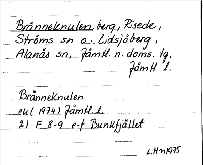 Bild på arkivkortet för arkivposten Bränneknulen