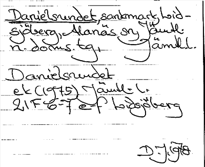 Bild på arkivkortet för arkivposten Danielsundet
