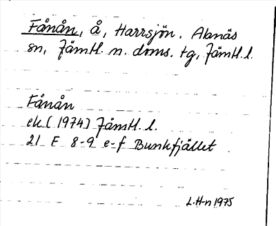 Bild på arkivkortet för arkivposten Fånån
